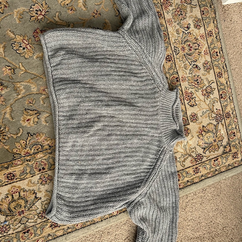 Cozy Gray Women's Knit Sweater